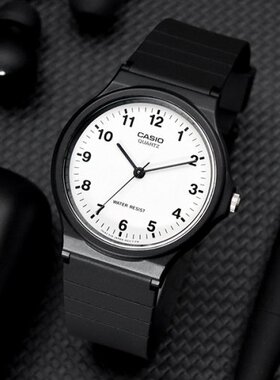 卡西欧小黑表女经典简约手表男网红石英表MQ-24  MW-59 MW-240