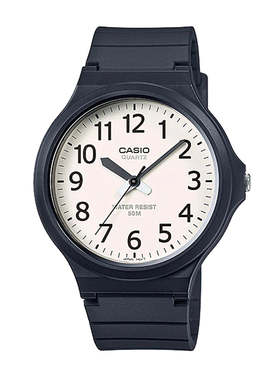 Casio卡西欧学生大表盘石英指针男女防水儿童大表盘MW-240 MW-59