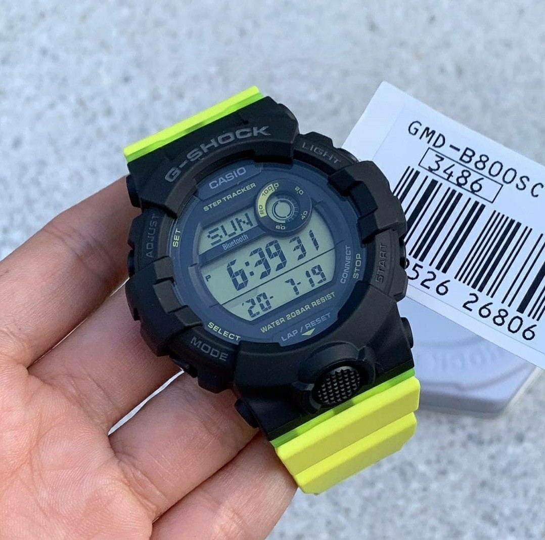 casio卡西欧g-shock系列蓝牙防水运动男表gmd-b800sc gma-b800