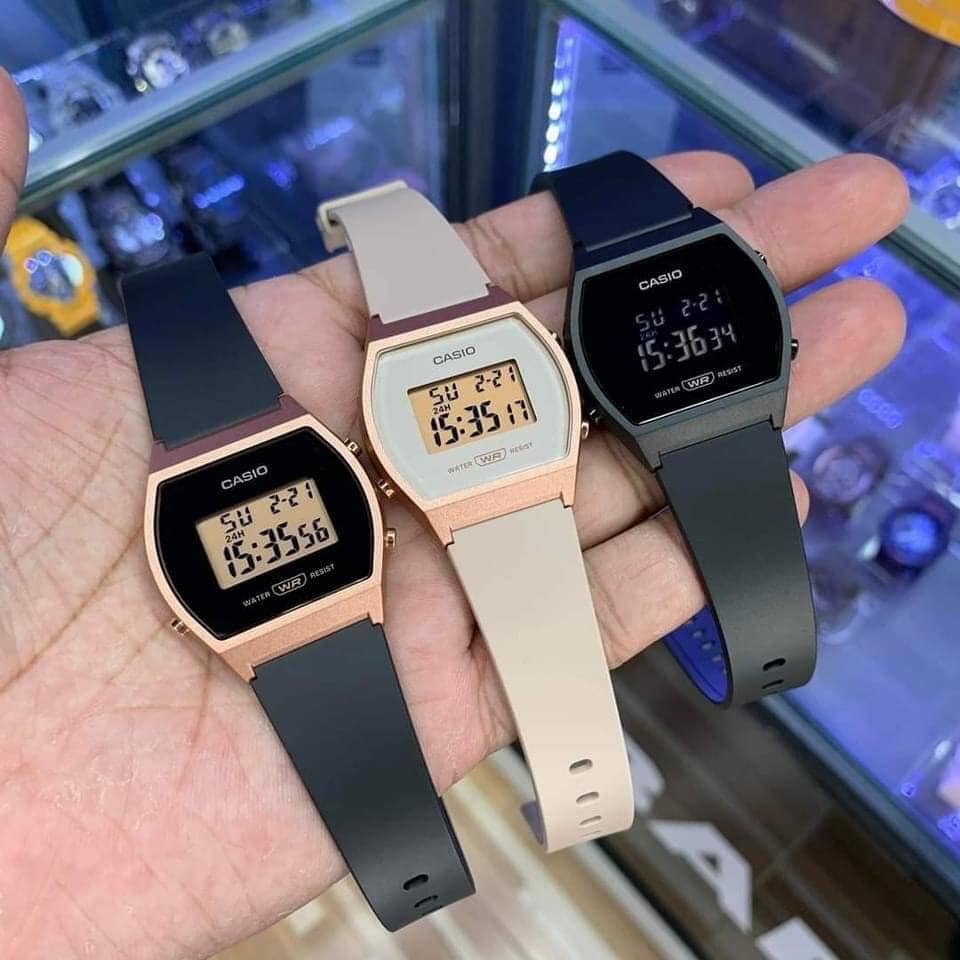 casio卡西欧手表女时尚潮流休闲防水女士石英手表 lw-204