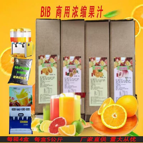 冰速BIB10倍冲调5公斤装浓缩果汁