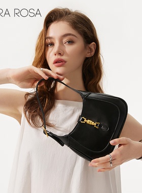 SORA ROSA新款软皮小众腋下包高级感小众设计复古半月包GU**I同款