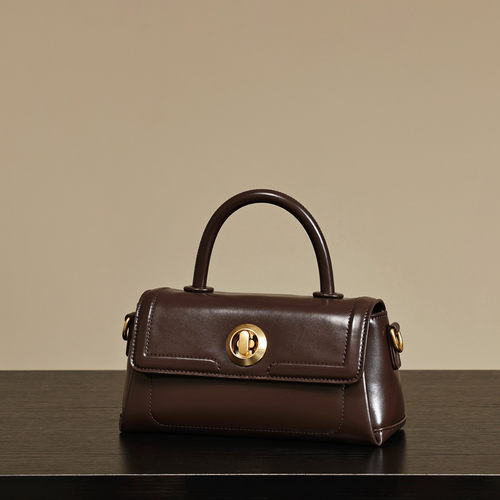 女士真皮斜挎包小方包