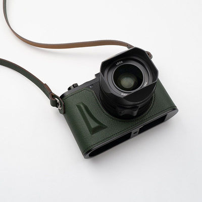 康缇斯 适用徕卡Leica Q3 43 28相机保护皮套纯手工缝制定制底座