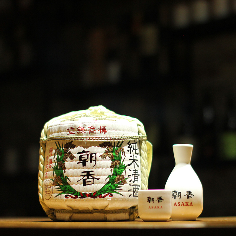 朝香清酒 菰樽 日式清酒纯米酒低度酒 国产清酒 1.8L 酒厂直发