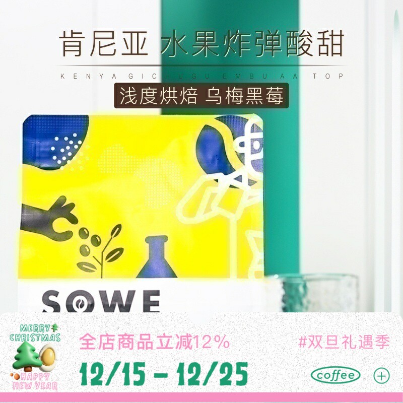 凑味涅里肯尼亚白天鹅水果咖啡豆