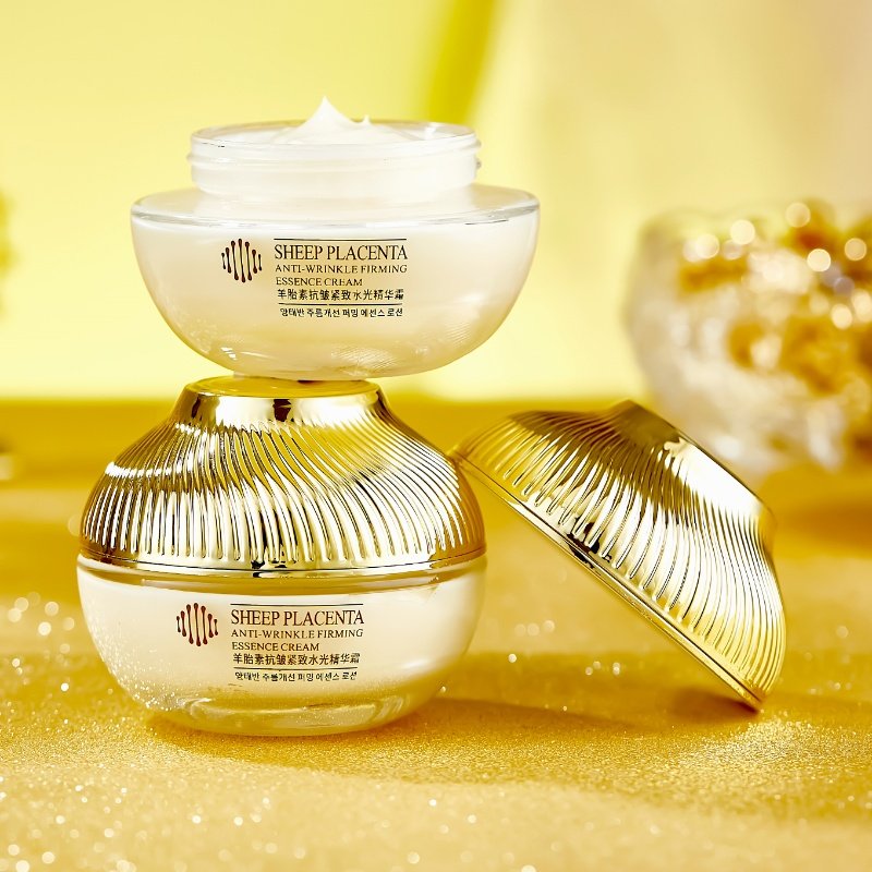 羊胎素水光精华面霜 50g 补水保湿滋润紧致淡纹抗皱乳霜 官方正品