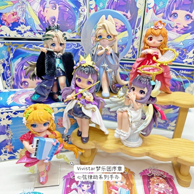 明星同款HERE奇梦岛 vivistar梦乐团序章系列摆件潮玩盲盒偶玩具