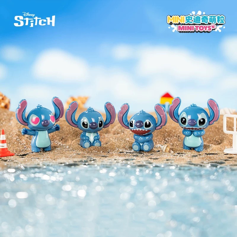 正版MINI史迪奇萌粒盲盒星际宝贝史迪仔迷你手办公仔摆件潮玩礼物