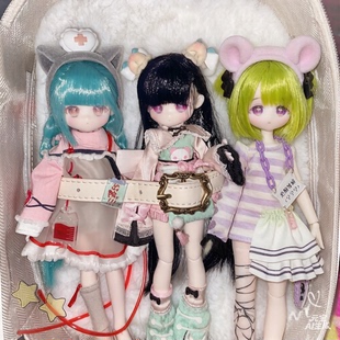 不可食用人偶 可爱怪谈 8分植发BJD盲盒可动盲盒潮玩手办摆件礼物