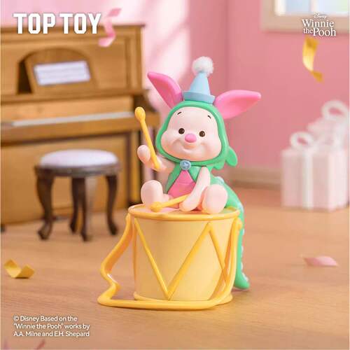 正品TOPTOY迪士尼小熊维尼狂欢派对系列手办盲盒潮玩周边摆件礼物