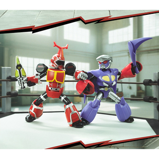 灵动创想正版铁甲小宝盲盒卡布达手办玩具蜻蜓队长拼装摆件模型