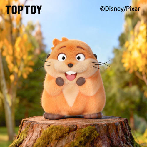 新品TOPTOY迪士尼皮克斯河狸变身计划系列盲盒植绒公仔动漫周摆件