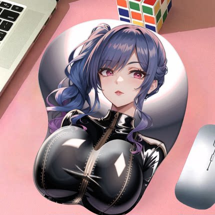 碧蓝航线硅胶鼠标垫3d护腕垫电竞桌面安克雷奇武藏光辉舰娘周边