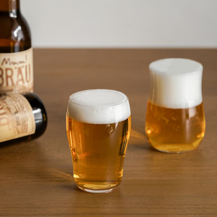 迦乐进口日本aderia精酿啤酒杯创意玻璃杯果汁杯水杯