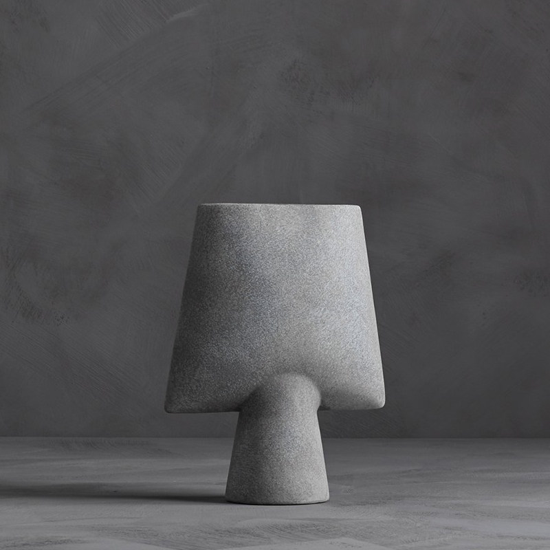 迦乐北欧简约侘寂风日式插花陶器干花花器桌面展架装饰摆件,家居饰品,装饰摆件,淘宝优惠券,粉丝福利购,淘宝优惠卷