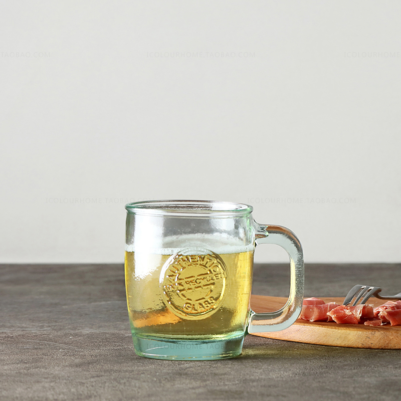 迦乐西班牙环保玻璃冷水杯啤酒杯