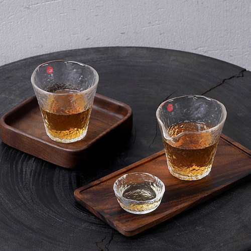 迦乐进口锤目纹酒杯茶杯公道杯