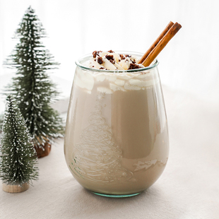 迦乐西班牙进口环保加厚玻璃杯饮料杯圣诞礼品