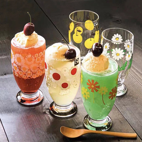 迦乐日本进口复古玻璃杯