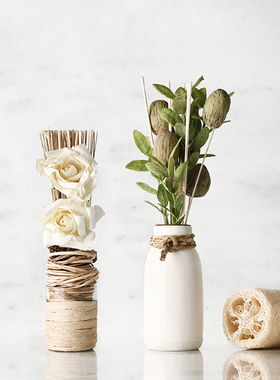 迦乐进口永生植物干 干燥花装饰酒店家居室内浴室香薰藤条散香棒