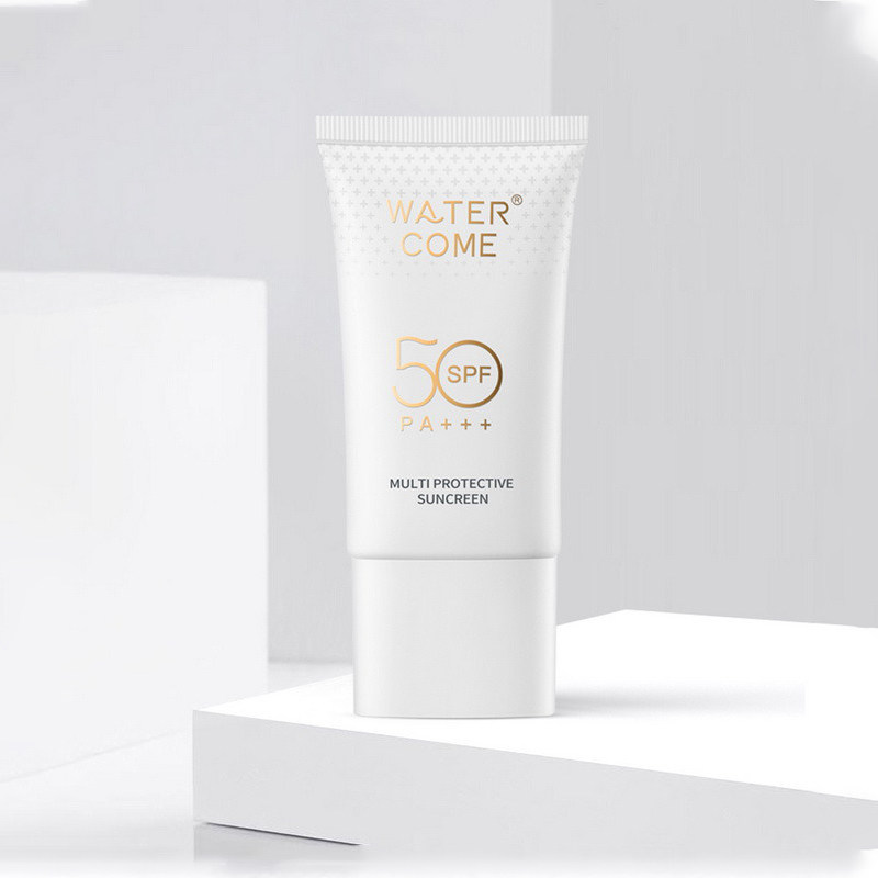 水之蔻防晒乳霜50gSPF50保湿补水防水脸面部全身学生清爽隔离正品