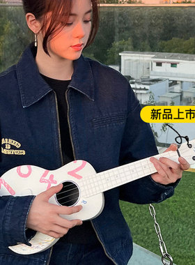 TOM欧阳娜娜联名碳纤维尤克里里23寸初学者女生款1042U