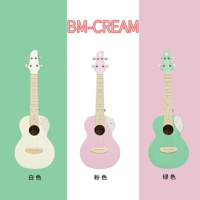 23寸面单尤克里里彩色云杉木