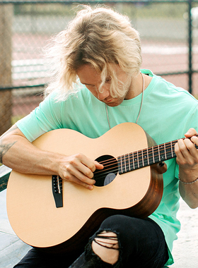 恩雅X0吉他36/41寸全单民谣初学者入门旅行男女生Enya 桃子鱼仔