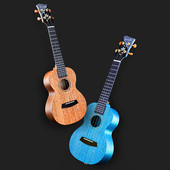 恩雅新品 桃子鱼仔 尤克里里哑光23进阶演奏性价比 桃花芯全单