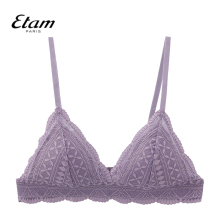 Etam法式性感无钢圈文胸蕾丝三角杯插垫女士舒适内衣W124DI0119