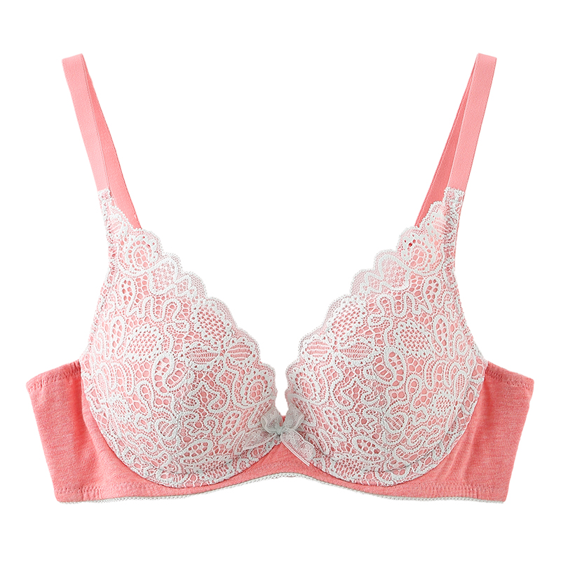 sloggi女士蕾丝印花透气聚拢文胸