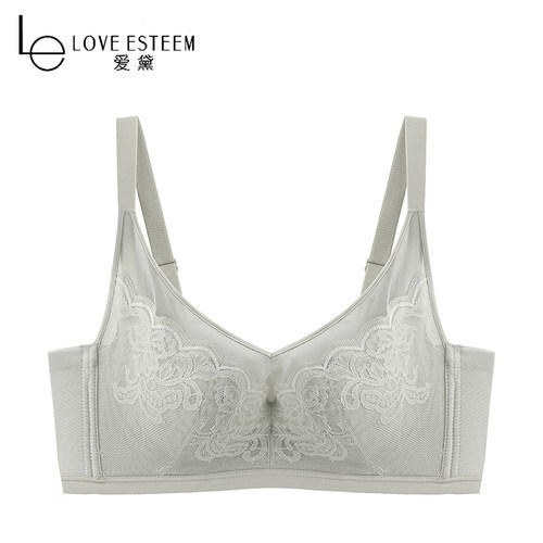爱黛超薄款正品清仓夏季内衣兔耳朵聚拢大胸显小文胸大码A89091B1
