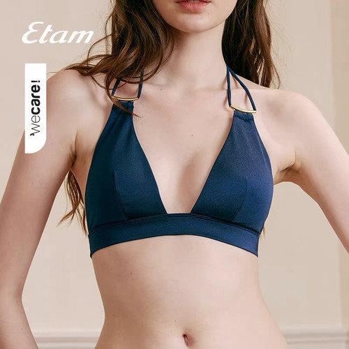 Etam泳衣比基尼系带式低腰泳裤性感显瘦泳衣女分体式W123HS0104