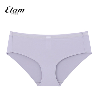 Etam无痕中腰内裤亲肤舒适透气柔软女士内裤简约三角裤W121DI0201