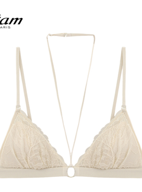 Etam法式三角杯内衣女无钢圈性感薄款细肩带小胸文胸W123DI0110