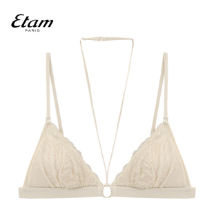 Etam法式三角杯内衣女无钢圈性感薄款细肩带小胸文胸W123DI0110