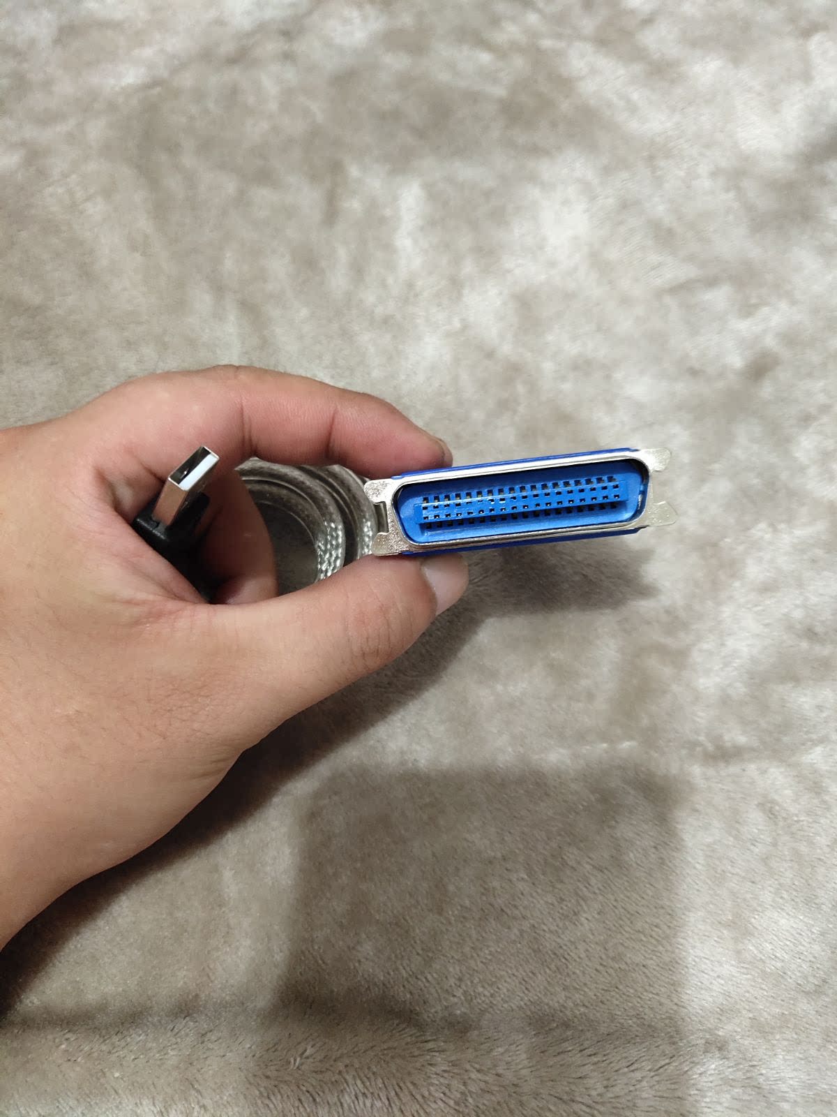 并口转usb打印线36(25)针数据连接线1284打印机老式接口转换器