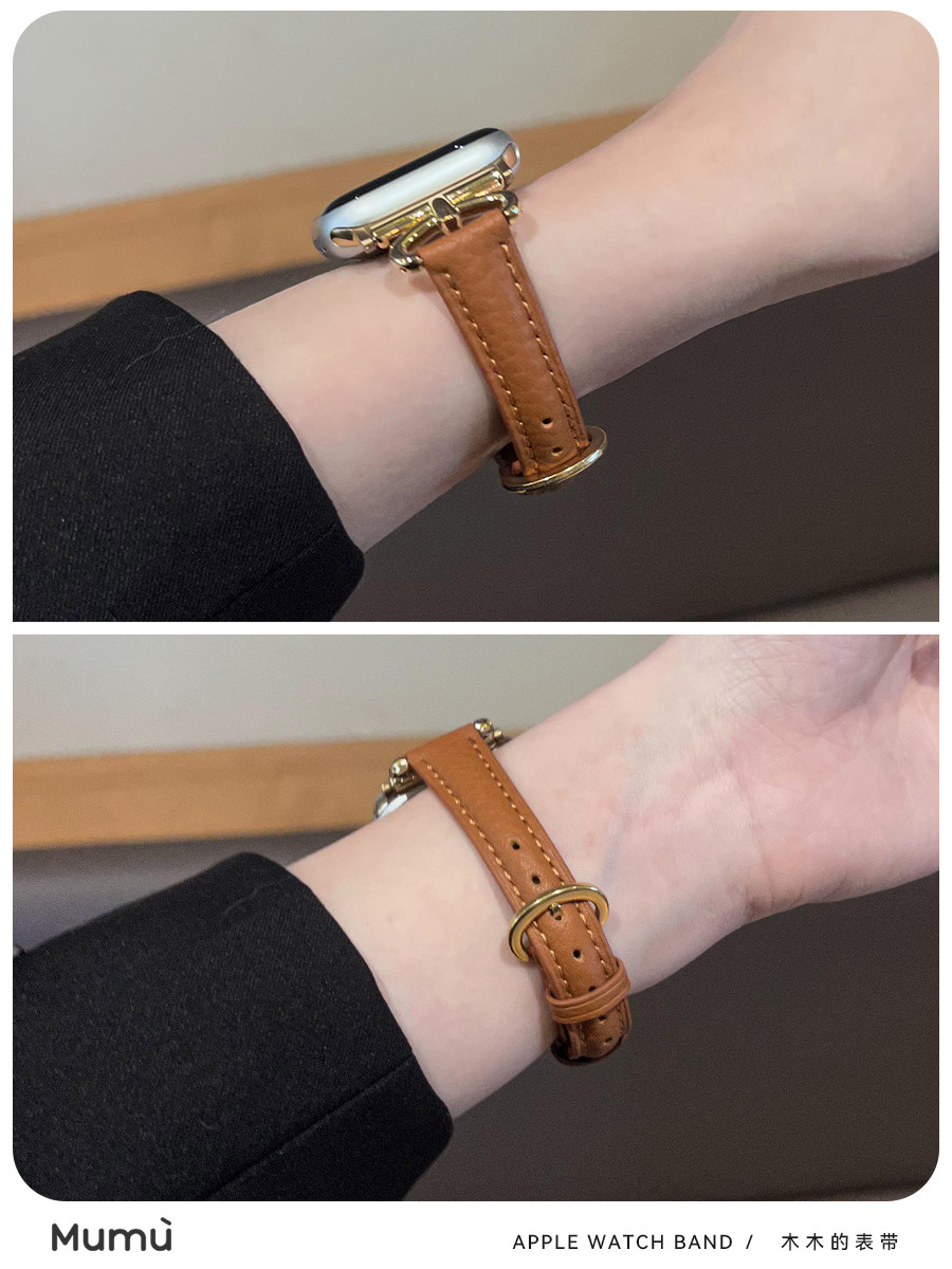 FOR APPLE APPLEWATCH WATCH S10 SPACESHIP METAL LEATHER IWATCH 78 GENERATION S9 STRAP SE