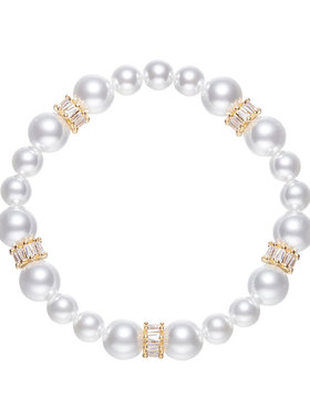 MPAY2025新款简约高级感轻奢锆石珍珠手链