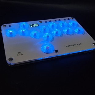 树莓派STEAM街霸6格斗游戏键盘HITBOX厚覆盖SOCD苹果PS5可定制