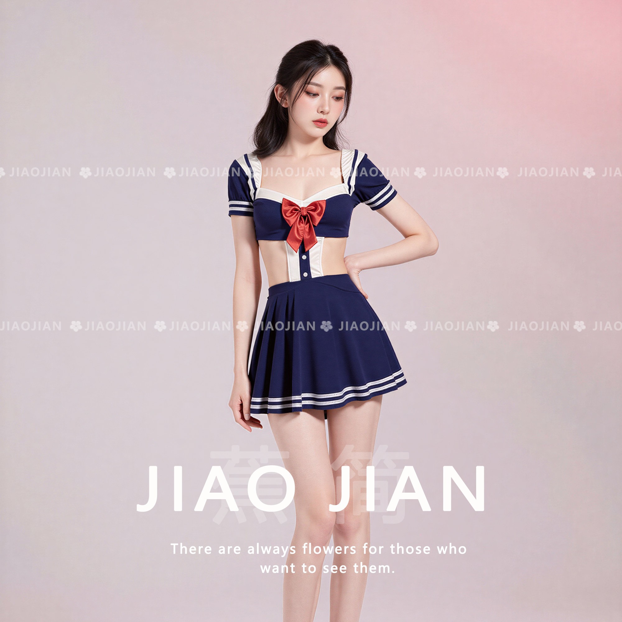 绫学妹妩媚动人qqny性感睡裙萝莉可爱校园JK制服水手纯欲女仆套装