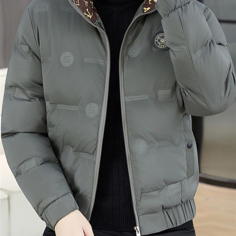 秋冬轻薄棉衣男保暖羽绒棉服2025新款防寒服冬装保暖短款棉袄外套