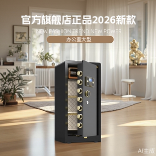家用保险柜全钢防盗金柜三重解锁方式指纹密码钥匙证件字画保管箱