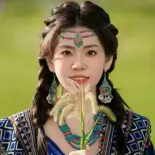 敦煌发饰套装女云南头饰古风眉心坠异域风情西域额饰配饰汉服藏族