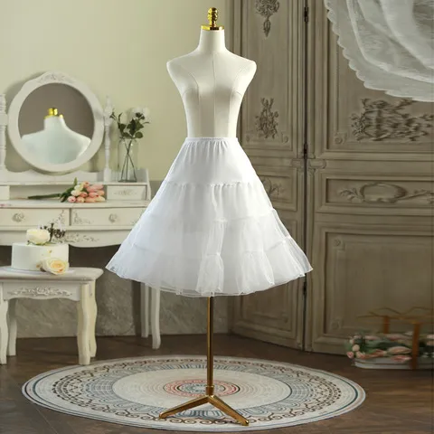 衬裙可调节洛丽塔蓬蓬裙日常无骨长度百搭玻璃软纱lolita裙撑60cm