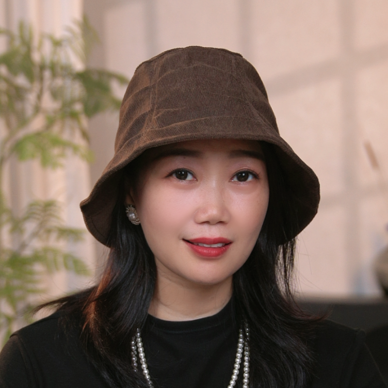 新款日系复古褶皱盆帽春秋季休闲百搭渔夫帽气质文艺显脸小帽子女