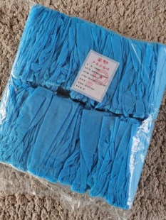 一次性鞋 套 套蓝色加厚无纺布透气防尘食品工厂家居待客看房机房鞋