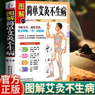 经络穴位书籍家庭疾病预防与治疗 中医养生保健大全 小医学专病专穴巡经艾灸自学入门畅销书籍 艾灸治百病 图解简单艾灸不生病正版
