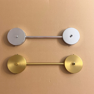 吊灯移位配件不锈钢色改位神器铬色吸顶座铜本色底座餐吊灯移位器